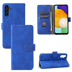 Coque Portefeuille Livre Cuir Etui Clapet L03Z pour Samsung Galaxy A04s Bleu