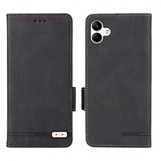 Coque Portefeuille Livre Cuir Etui Clapet L03Z pour Samsung Galaxy A05 Noir