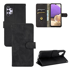 Coque Portefeuille Livre Cuir Etui Clapet L03Z pour Samsung Galaxy A32 4G Noir