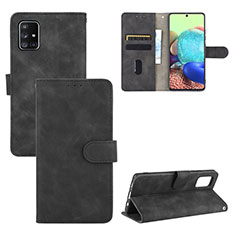 Coque Portefeuille Livre Cuir Etui Clapet L03Z pour Samsung Galaxy A51 4G Noir