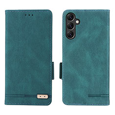 Coque Portefeuille Livre Cuir Etui Clapet L03Z pour Samsung Galaxy M44 5G Vert