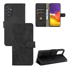 Coque Portefeuille Livre Cuir Etui Clapet L03Z pour Samsung Galaxy M54 5G Noir