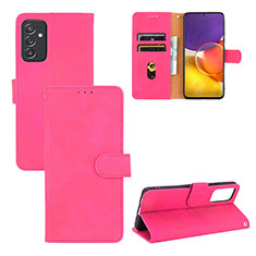 Coque Portefeuille Livre Cuir Etui Clapet L03Z pour Samsung Galaxy Quantum4 5G Rose Rouge