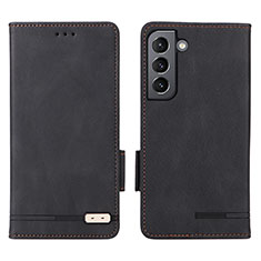 Coque Portefeuille Livre Cuir Etui Clapet L03Z pour Samsung Galaxy S23 Plus 5G Noir