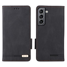 Coque Portefeuille Livre Cuir Etui Clapet L03Z pour Samsung Galaxy S25 5G Noir