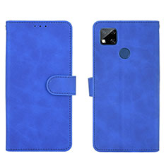 Coque Portefeuille Livre Cuir Etui Clapet L03Z pour Xiaomi POCO C31 Bleu