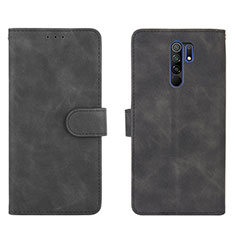 Coque Portefeuille Livre Cuir Etui Clapet L03Z pour Xiaomi Poco M2 Noir