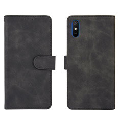 Coque Portefeuille Livre Cuir Etui Clapet L03Z pour Xiaomi Redmi 9AT Noir