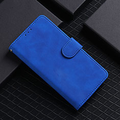 Coque Portefeuille Livre Cuir Etui Clapet L03Z pour Xiaomi Redmi K40S 5G Bleu