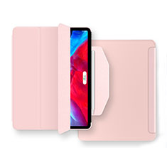 Coque Portefeuille Livre Cuir Etui Clapet L04 pour Apple iPad Air 10.9 (2020) Rose