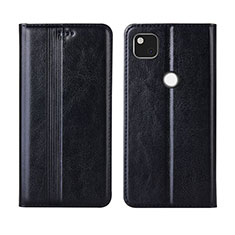 Coque Portefeuille Livre Cuir Etui Clapet L04 pour Google Pixel 4a Noir