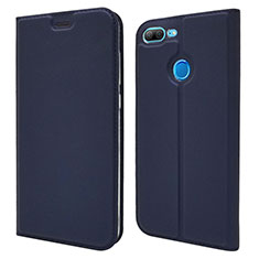 Coque Portefeuille Livre Cuir Etui Clapet L04 pour Huawei Honor 9 Lite Bleu