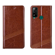 Coque Portefeuille Livre Cuir Etui Clapet L04 pour Huawei Honor Play4T Orange