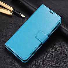 Coque Portefeuille Livre Cuir Etui Clapet L04 pour Huawei P Smart Pro (2019) Bleu Ciel