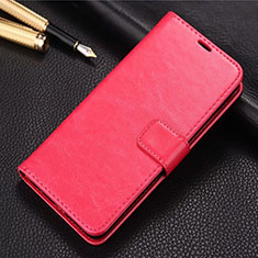 Coque Portefeuille Livre Cuir Etui Clapet L04 pour Huawei P Smart Pro (2019) Rouge