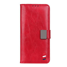 Coque Portefeuille Livre Cuir Etui Clapet L04 pour Motorola Moto G9 Plus Rouge