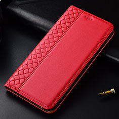 Coque Portefeuille Livre Cuir Etui Clapet L04 pour Nokia 4.2 Rouge