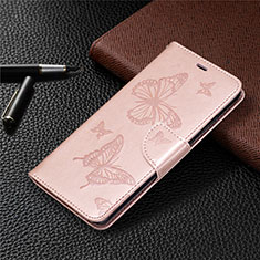 Coque Portefeuille Livre Cuir Etui Clapet L04 pour Nokia 5.3 Or Rose