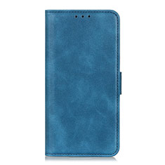 Coque Portefeuille Livre Cuir Etui Clapet L04 pour Oppo A11s Bleu