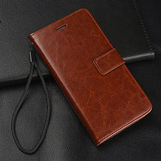 Coque Portefeuille Livre Cuir Etui Clapet L04 pour Oppo Reno2 Marron