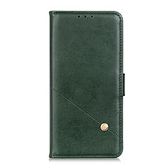 Coque Portefeuille Livre Cuir Etui Clapet L04 pour Realme Narzo 30 4G Vert