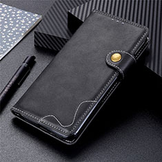 Coque Portefeuille Livre Cuir Etui Clapet L04 pour Realme X7 5G Noir