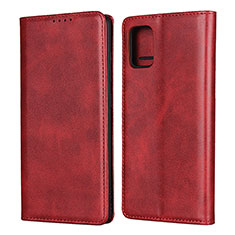 Coque Portefeuille Livre Cuir Etui Clapet L04 pour Samsung Galaxy M40S Rouge