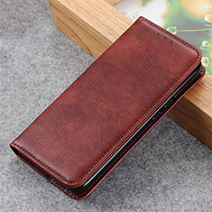 Coque Portefeuille Livre Cuir Etui Clapet L04 pour Samsung Galaxy S21 Ultra 5G Marron