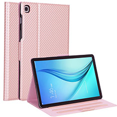 Coque Portefeuille Livre Cuir Etui Clapet L04 pour Samsung Galaxy Tab S5e Wi-Fi 10.5 SM-T720 Or Rose