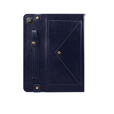 Coque Portefeuille Livre Cuir Etui Clapet L04 pour Samsung Galaxy Tab S6 Lite 10.4 SM-P610 Bleu