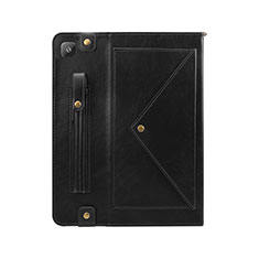Coque Portefeuille Livre Cuir Etui Clapet L04 pour Samsung Galaxy Tab S6 Lite 10.4 SM-P610 Noir