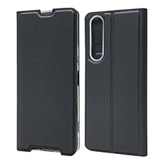 Coque Portefeuille Livre Cuir Etui Clapet L04 pour Sony Xperia 1 II Noir