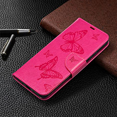 Coque Portefeuille Livre Cuir Etui Clapet L04 pour Xiaomi POCO C31 Rose Rouge