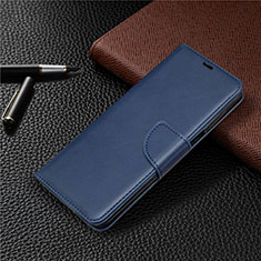 Coque Portefeuille Livre Cuir Etui Clapet L04 pour Xiaomi Poco M2 Pro Bleu