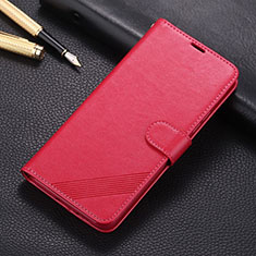 Coque Portefeuille Livre Cuir Etui Clapet L04 pour Xiaomi Redmi 8 Rouge
