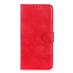 Coque Portefeuille Livre Cuir Etui Clapet L04 pour Xiaomi Redmi 9 Prime India Rouge