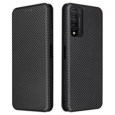 Coque Portefeuille Livre Cuir Etui Clapet L04Z pour Huawei Honor 10X Lite Noir