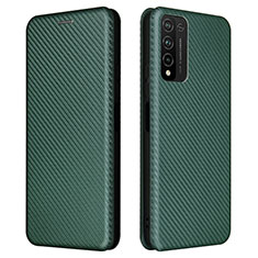 Coque Portefeuille Livre Cuir Etui Clapet L04Z pour Huawei Honor 10X Lite Vert