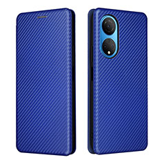 Coque Portefeuille Livre Cuir Etui Clapet L04Z pour Huawei Honor X7 Bleu