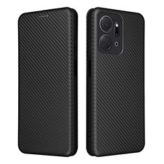 Coque Portefeuille Livre Cuir Etui Clapet L04Z pour Huawei Honor X7a Noir