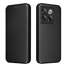 Coque Portefeuille Livre Cuir Etui Clapet L04Z pour OnePlus 10T 5G Noir