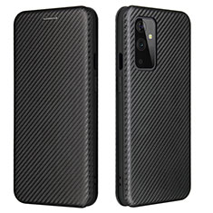 Coque Portefeuille Livre Cuir Etui Clapet L04Z pour OnePlus 9 5G Noir