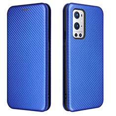 Coque Portefeuille Livre Cuir Etui Clapet L04Z pour OnePlus 9 Pro 5G Bleu