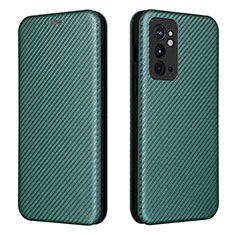 Coque Portefeuille Livre Cuir Etui Clapet L04Z pour OnePlus 9RT 5G Vert