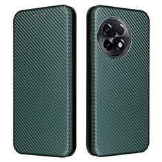 Coque Portefeuille Livre Cuir Etui Clapet L04Z pour OnePlus Ace 2 Pro 5G Vert