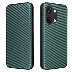 Coque Portefeuille Livre Cuir Etui Clapet L04Z pour OnePlus Ace 2V 5G Vert