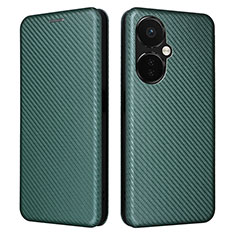 Coque Portefeuille Livre Cuir Etui Clapet L04Z pour OnePlus Nord CE 3 5G Vert