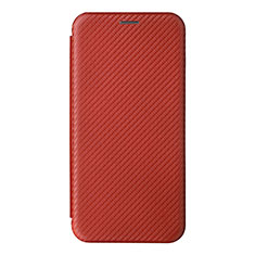 Coque Portefeuille Livre Cuir Etui Clapet L04Z pour Realme C21Y Marron