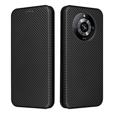 Coque Portefeuille Livre Cuir Etui Clapet L04Z pour Realme Narzo 60 Pro 5G Noir