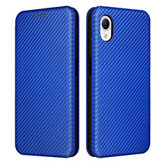 Coque Portefeuille Livre Cuir Etui Clapet L04Z pour Samsung Galaxy A23e 5G Bleu